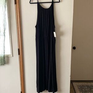 SO Women’s Long Summer Dress Black Size 3X NWT #1455